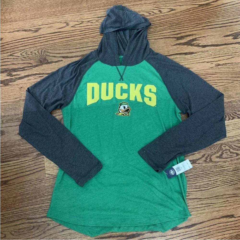 Oregon Ducks Green Long Sleeve Hoodie Shirt